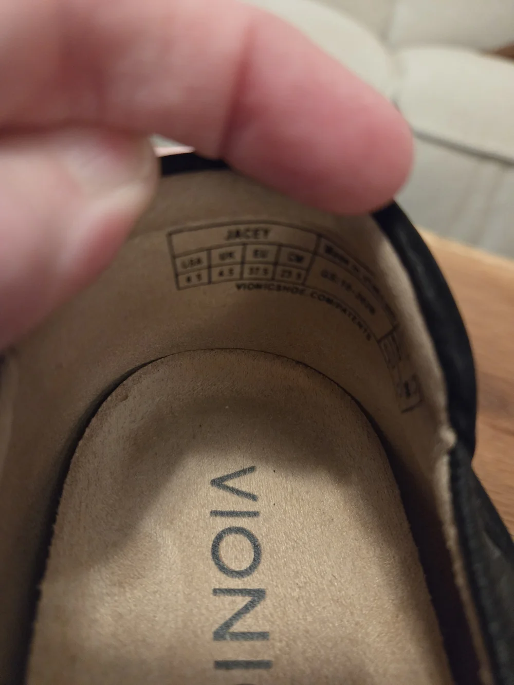 Vionic Black Slip-On Platform Flats